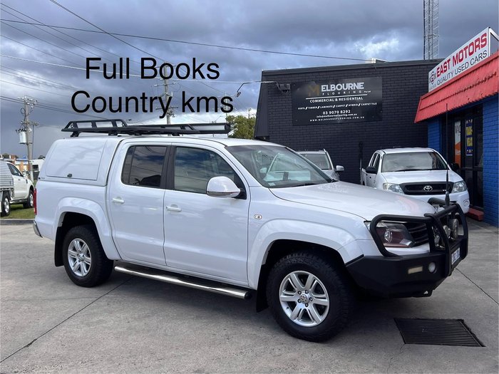 2012 Volkswagen Amarok TDI420 Highline 2H MY12.5 4X4 Constant Candy White