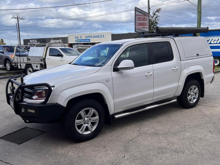 2012 Volkswagen Amarok TDI420 Highline 2H MY12.5 4X4 Constant Candy White