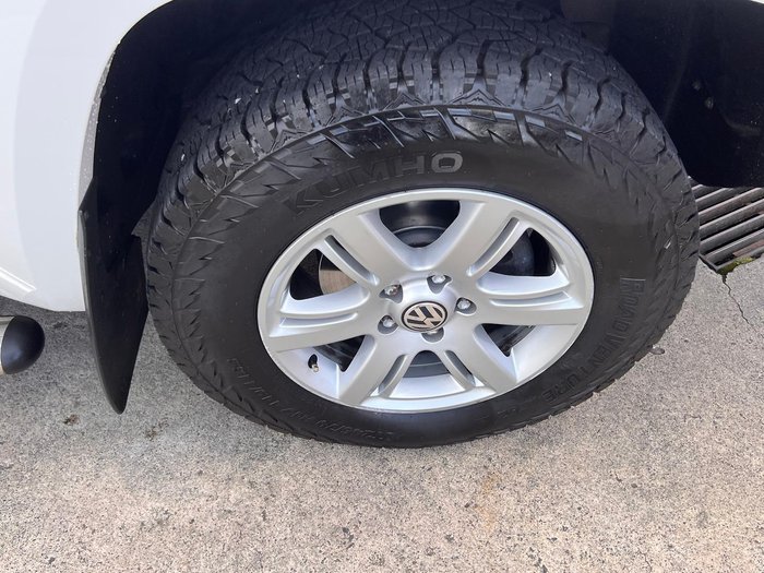 2012 Volkswagen Amarok TDI420 Highline 2H MY12.5 4X4 Constant Candy White