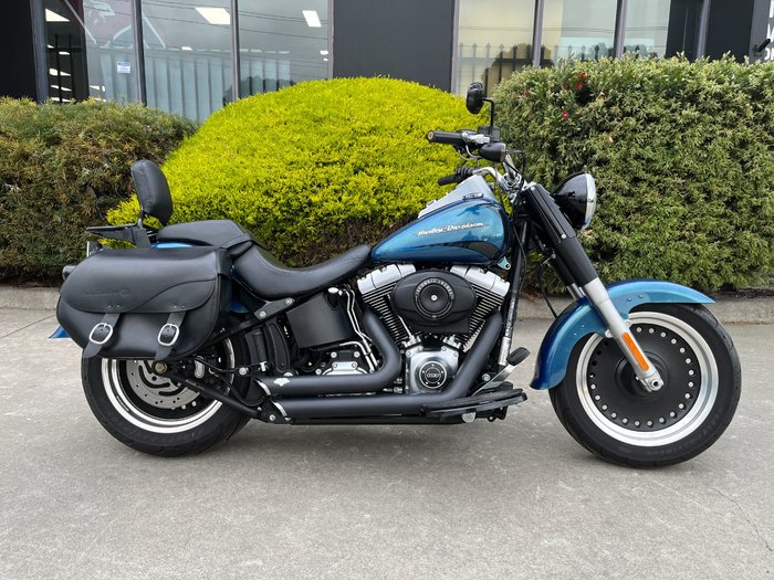 2014 HARLEY-DAVIDSON FLSTFB FAT BOY LO Blue