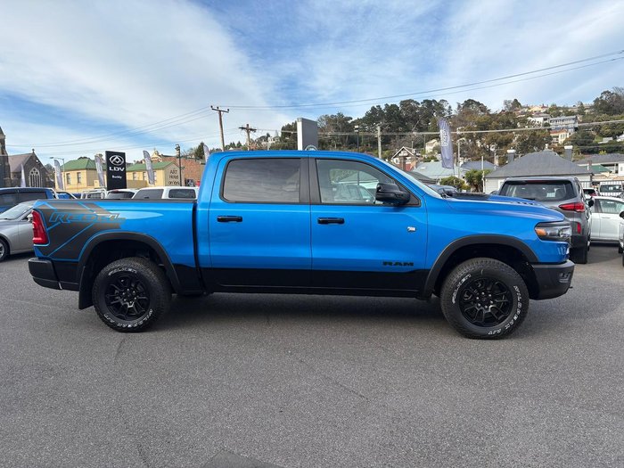 2025 RAM 1500 Rebel Hurricane SO DT MY25 4X4 Dual Range Hydro Blue