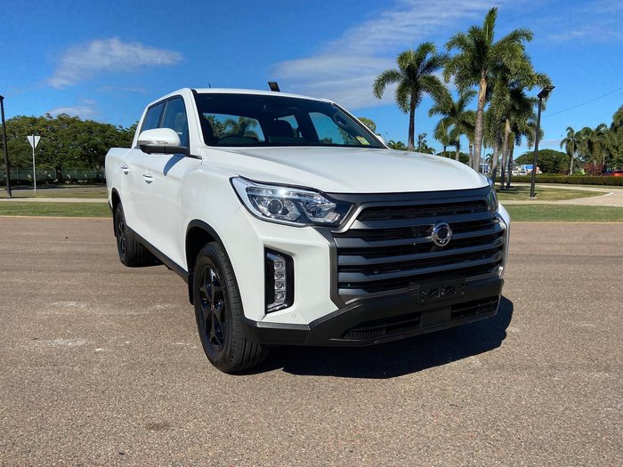 2024 SsangYong Musso Ultimate Q261 MY24 4X4 Dual Range Pearl White