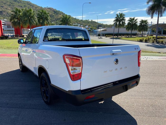 2024 SsangYong Musso Ultimate Q261 MY24 4X4 Dual Range Pearl White