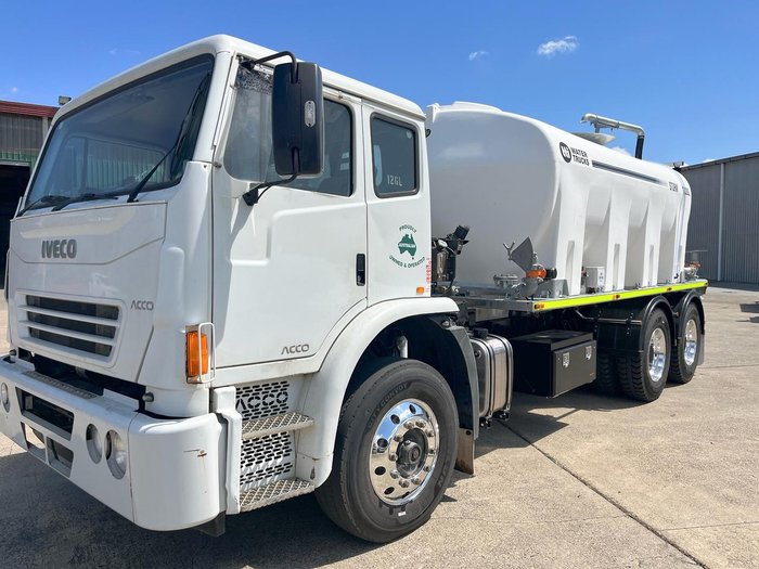 2012 Iveco Acco Tti 13,000L Water Truck Great Condition White