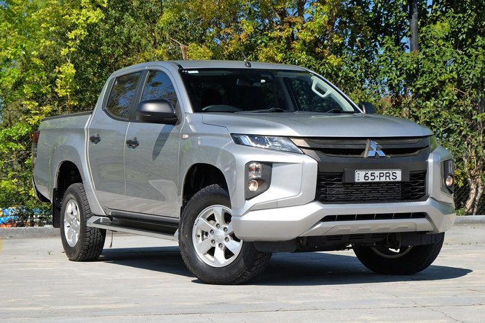 2021 Mitsubishi Triton GLX+ MR MY22 4X4 Dual Range Sterling Silver