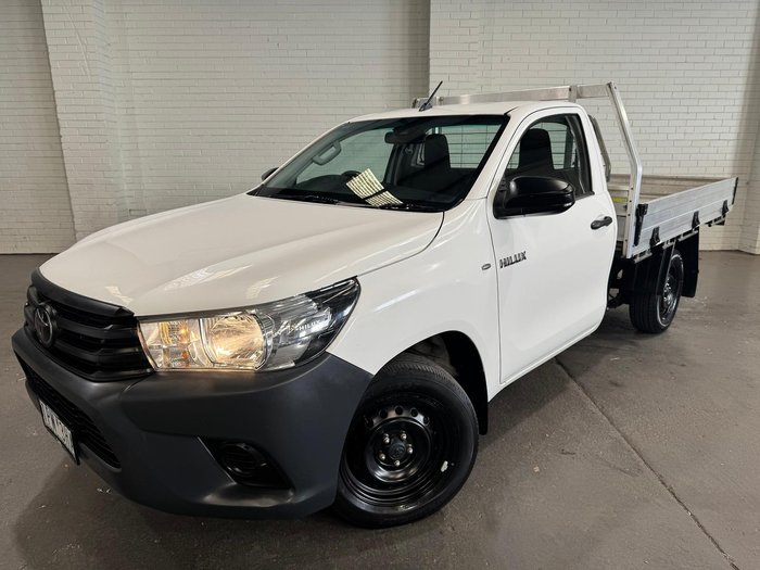 2019 Toyota Hilux Workmate TGN121R 4x2 Glacier White