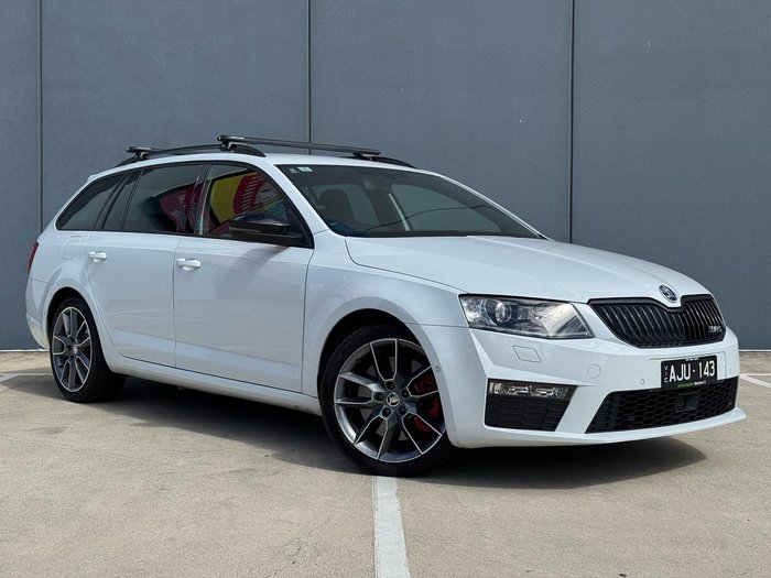 2016 SKODA Octavia RS 162TSI NE MY16 Candy White