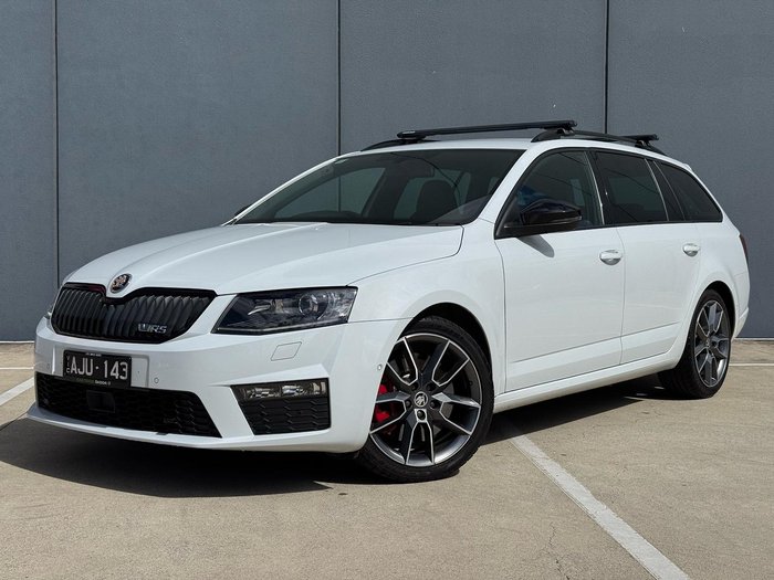 2016 SKODA Octavia RS 162TSI NE MY16 Candy White