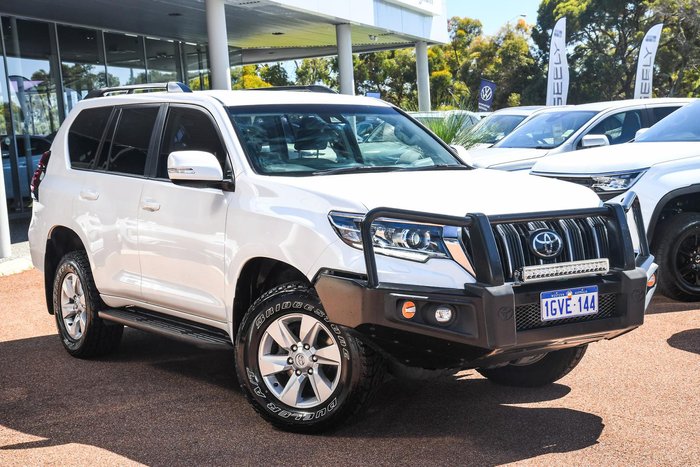 2019 Toyota Landcruiser Prado GXL GDJ150R 4X4 Dual Range Glacier White