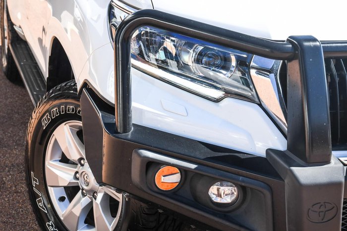2019 Toyota Landcruiser Prado GXL GDJ150R 4X4 Dual Range Glacier White