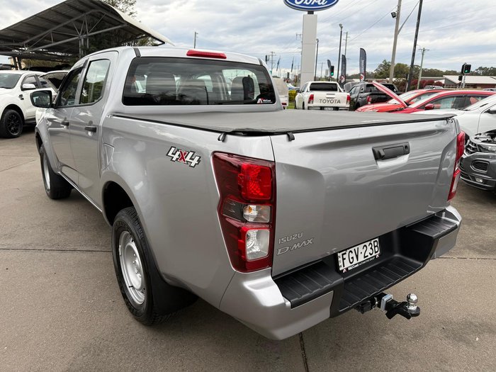 2023 Isuzu D-MAX SX MY23 4X4 Dual Range Mercury Silver