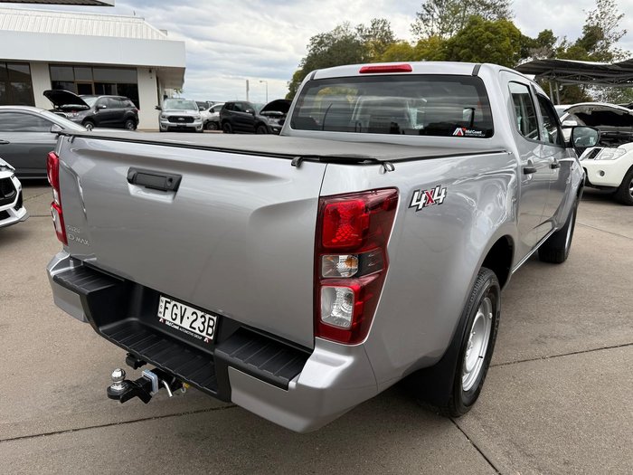 2023 Isuzu D-MAX SX MY23 4X4 Dual Range Mercury Silver