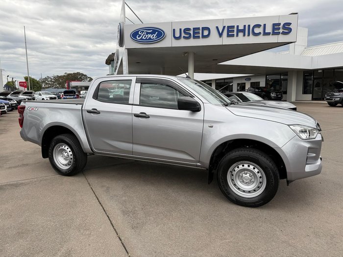 2023 Isuzu D-MAX SX MY23 4X4 Dual Range Mercury Silver