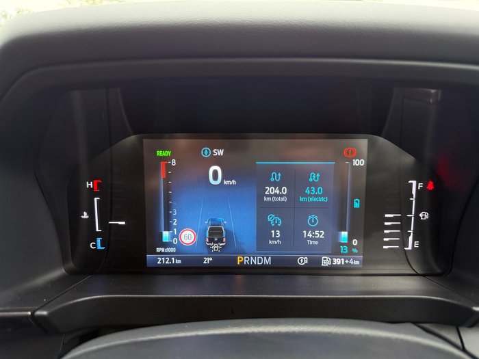 2025 Ford Ranger PHEV Wildtrak MY25.75 Four Wheel Drive Frozen White