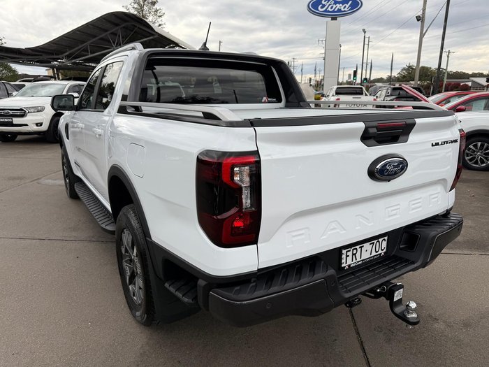 2025 Ford Ranger PHEV Wildtrak MY25.75 Four Wheel Drive Frozen White