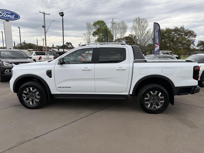 2025 Ford Ranger PHEV Wildtrak MY25.75 Four Wheel Drive Frozen White