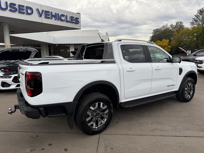 2025 Ford Ranger PHEV Wildtrak MY25.75 Four Wheel Drive Frozen White