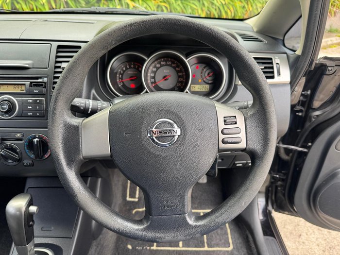 2009 Nissan Tiida ST-L C11 MY07 Cosmic Black