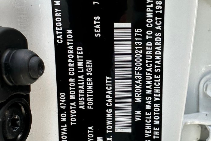 2021 Toyota Fortuner GXL