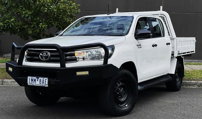 2018 Toyota Hilux SR GUN126R 4X4 Dual Range Glacier White