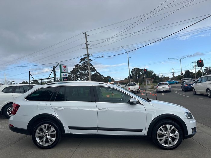 2015 SKODA Octavia Scout Premium 132TSI NE MY15 4X4 Candy White