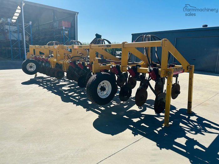 0 Serafin Rfm Double Disc Linkage Seeder Used YELLOW