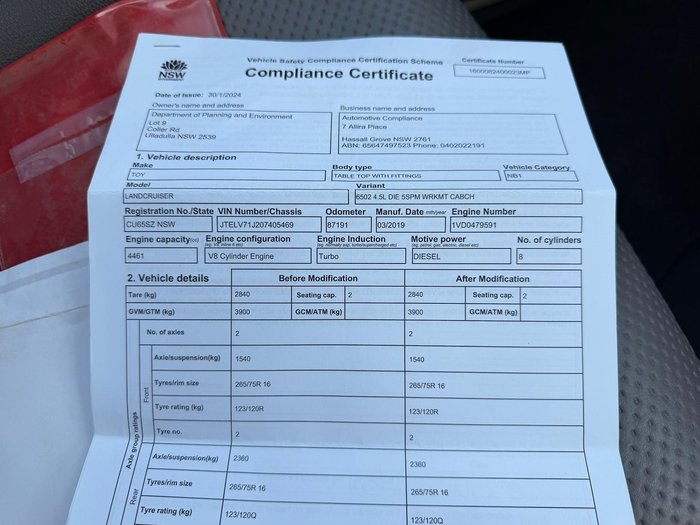 2019 Toyota Landcruiser Workmate