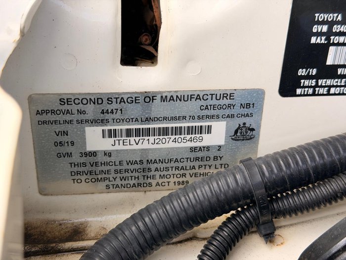 2019 Toyota Landcruiser Workmate