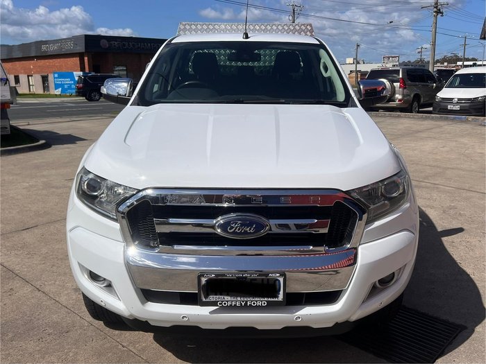 2018 Ford Ranger XLT PX MkII MY18 4X4 Dual Range Frozen White