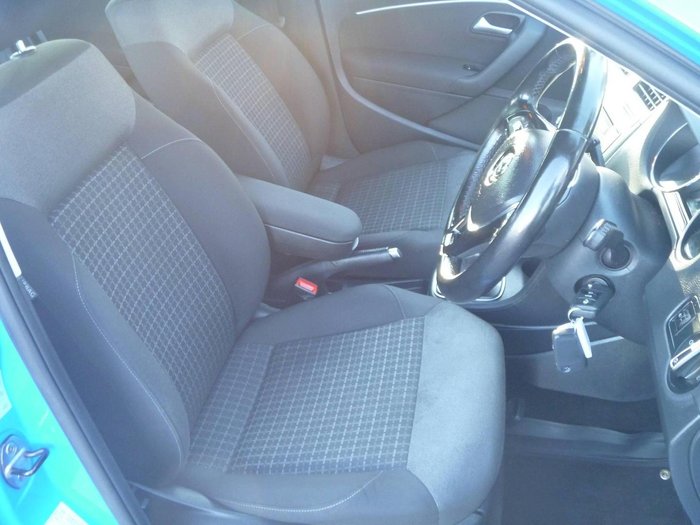 2017 Volkswagen Polo 81TSI Comfortline 6R MY17 Cornflower Blue