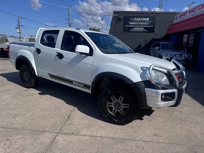 2014 Isuzu D-MAX SX High Ride MY14 4x2 Splash White