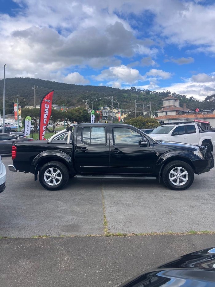 2012 Nissan Navara ST 25th Anniversary D40 Series 6 4X4 Dual Range Midnight Black