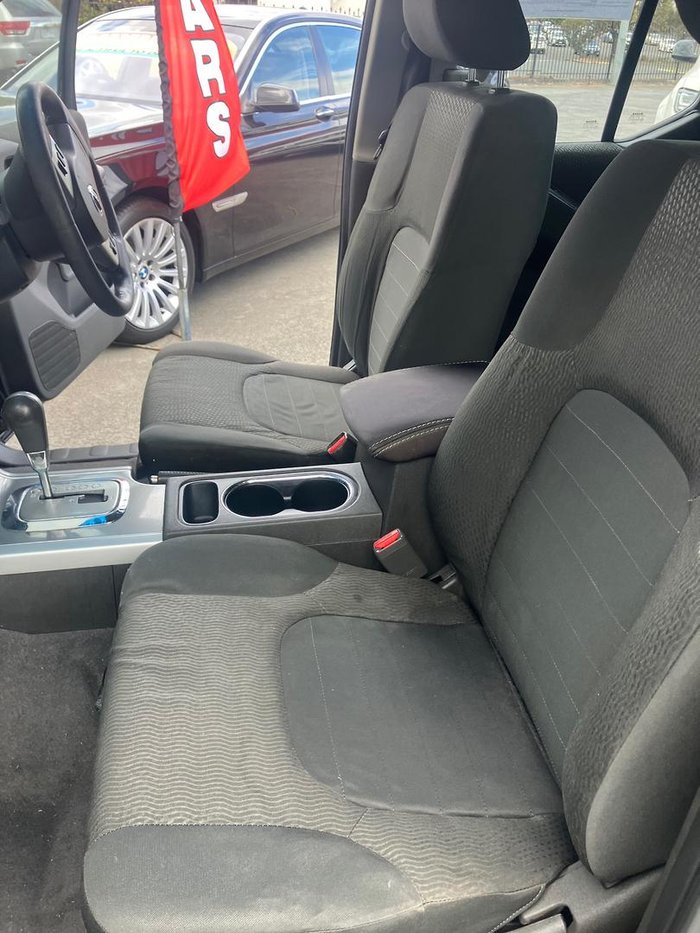 2012 Nissan Navara ST 25th Anniversary D40 Series 6 4X4 Dual Range Midnight Black