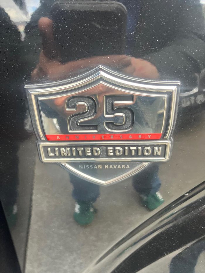 2012 Nissan Navara ST 25th Anniversary D40 Series 6 4X4 Dual Range Midnight Black