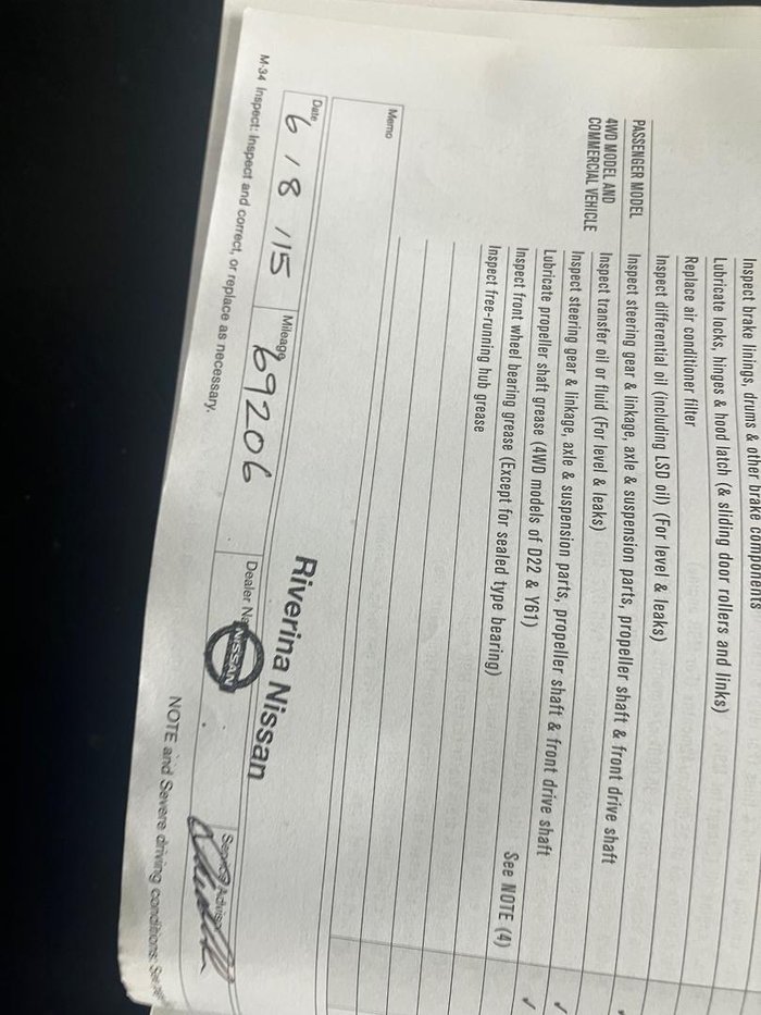 2012 Nissan Navara ST 25th Anniversary D40 Series 6 4X4 Dual Range Midnight Black