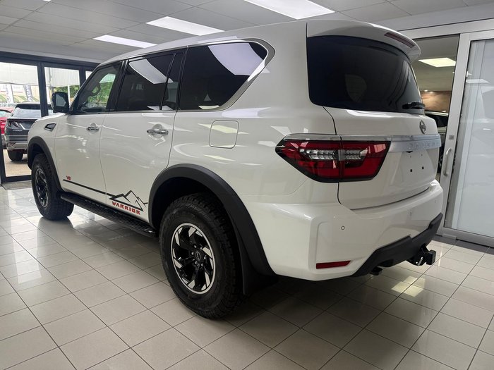 2025 Nissan Patrol Warrior Y62 MY25 4X4 Dual Range Moonstone White
