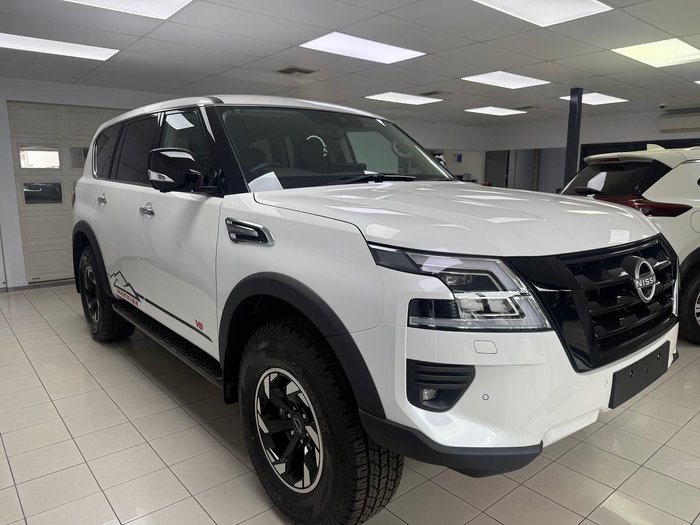 2025 Nissan Patrol Warrior Y62 MY25 4X4 Dual Range Moonstone White