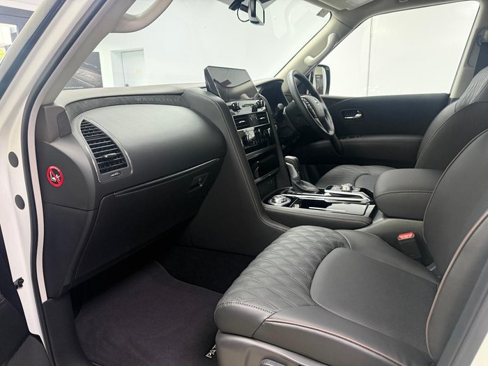 2025 Nissan Patrol Warrior Y62 MY25 4X4 Dual Range Moonstone White