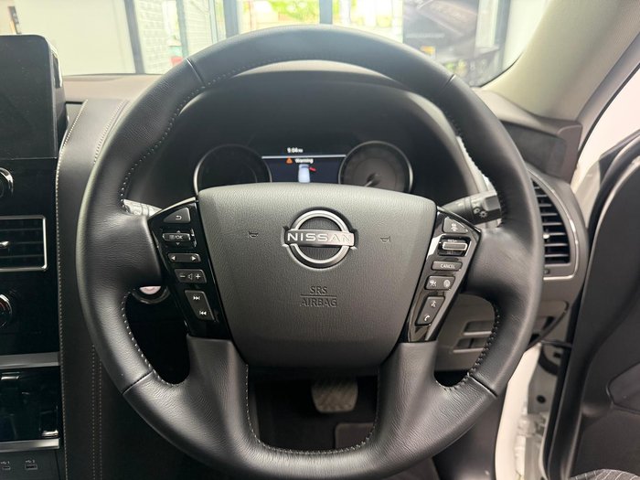 2025 Nissan Patrol Warrior Y62 MY25 4X4 Dual Range Moonstone White