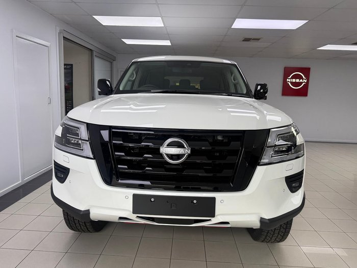 2025 Nissan Patrol Warrior Y62 MY25 4X4 Dual Range Moonstone White