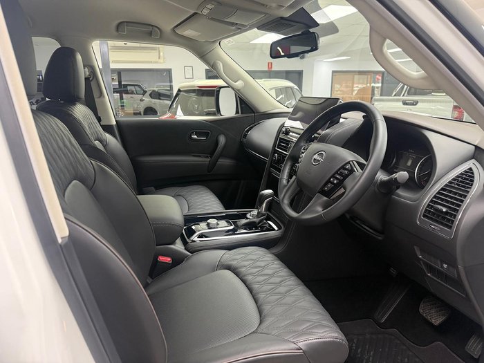 2025 Nissan Patrol Warrior Y62 MY25 4X4 Dual Range Moonstone White