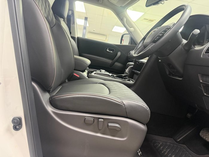 2025 Nissan Patrol Warrior Y62 MY25 4X4 Dual Range Moonstone White