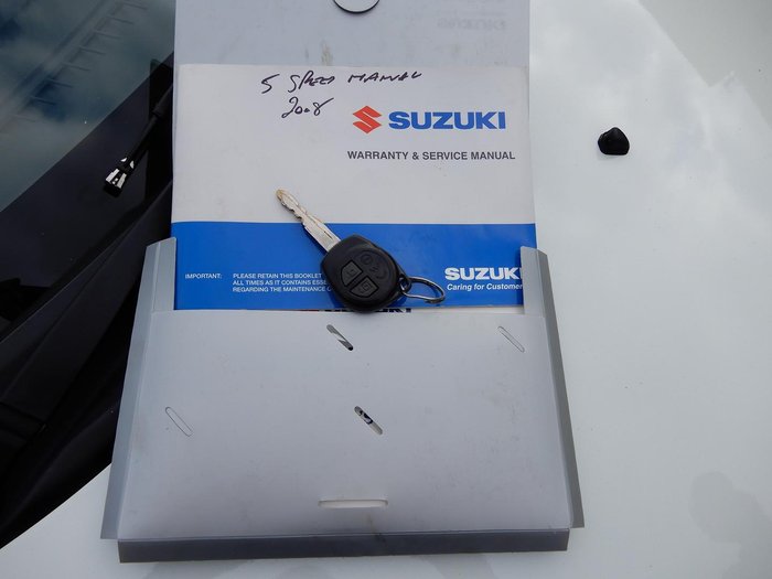 2008 Suzuki Swift GLX RS415 Pearl White