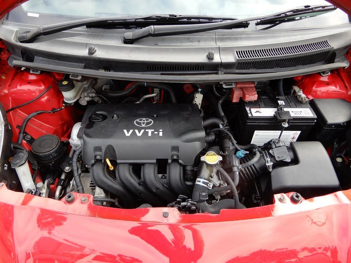 2008 Toyota Yaris YRS NCP91R MY09 Cherry