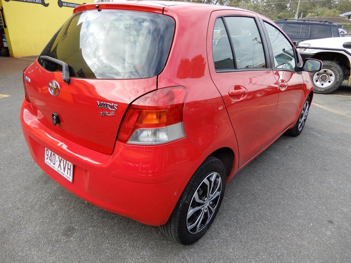 2008 Toyota Yaris YRS NCP91R MY09 Cherry