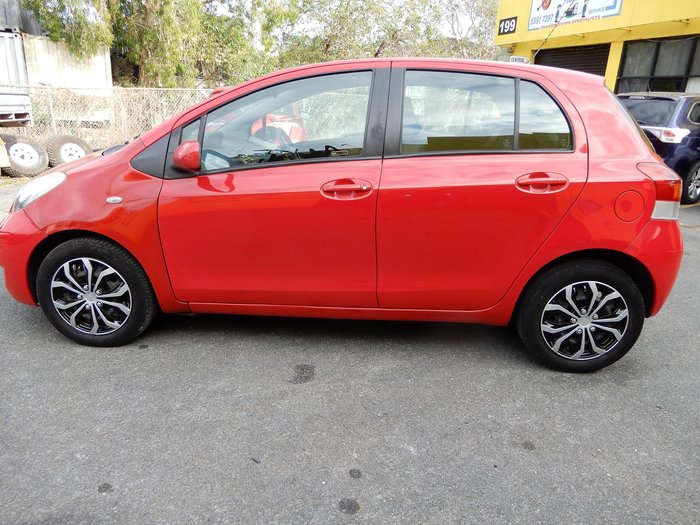 2008 Toyota Yaris YRS NCP91R MY09 Cherry