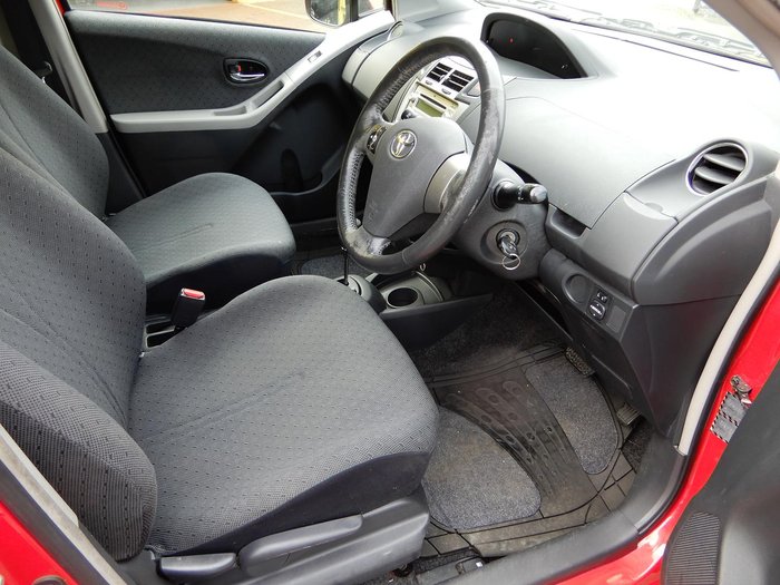 2008 Toyota Yaris YRS NCP91R MY09 Cherry