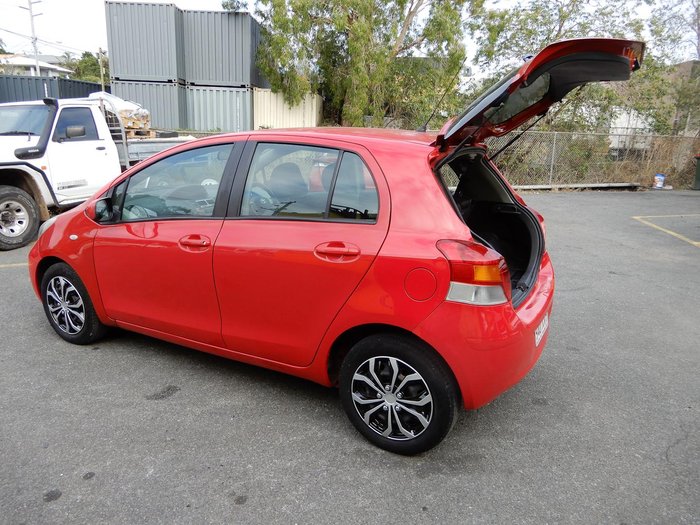 2008 Toyota Yaris YRS NCP91R MY09 Cherry