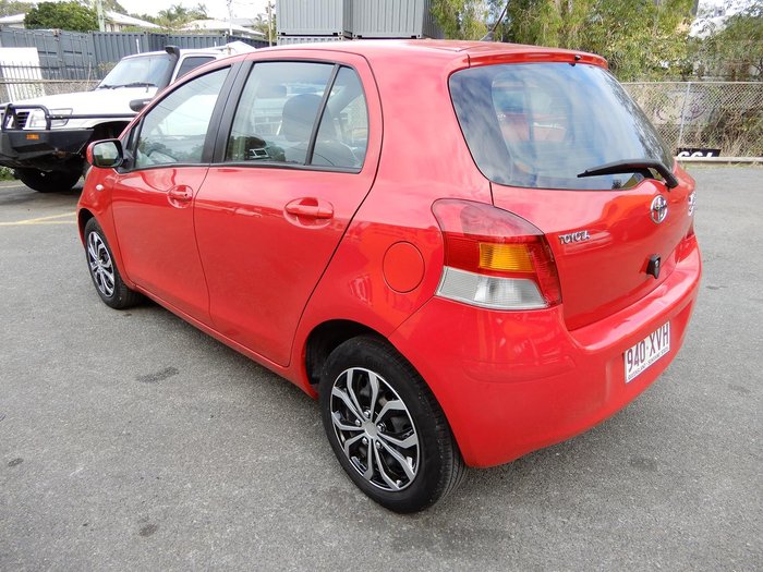 2008 Toyota Yaris YRS NCP91R MY09 Cherry