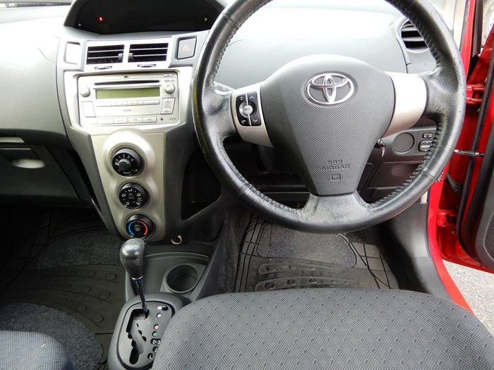 2008 Toyota Yaris YRS NCP91R MY09 Cherry